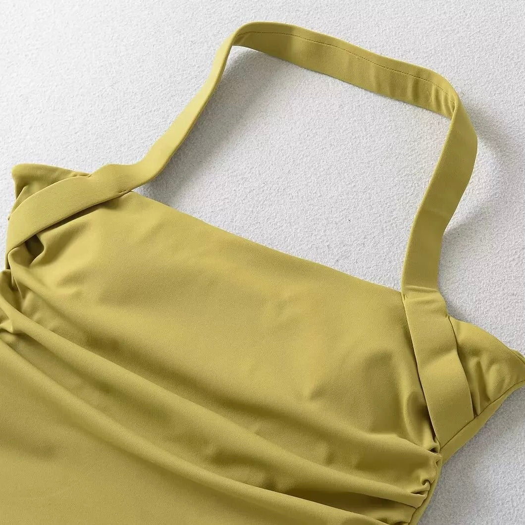 Tiny Twist Built-In Bra Top